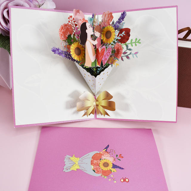 3D Mother's Day greeting card