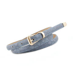 Popular women's snake pattern skinny knot belts