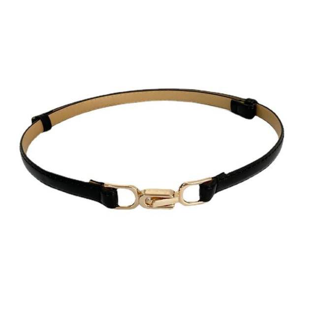 Elegant PU leather cinch belt