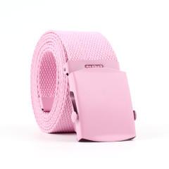 Colored canvas belts