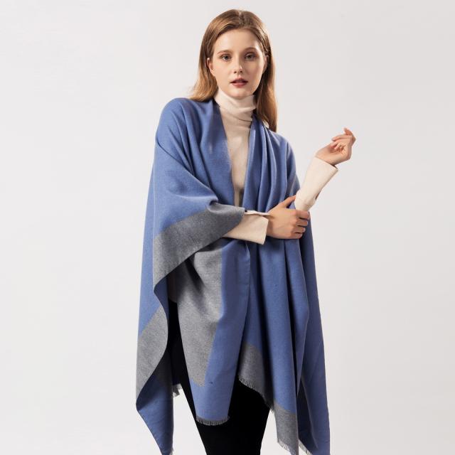 Winter autumn warm shawl for women