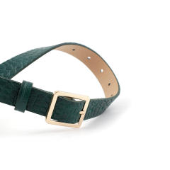 New crocodile pattern buckle belt