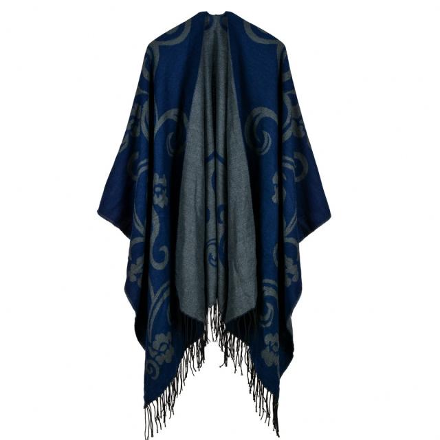 Autumn winter tassel shawl