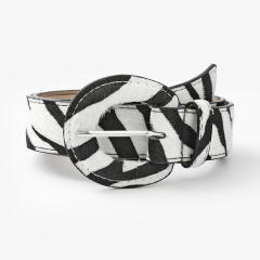 Animal pattern vintage buckle belts