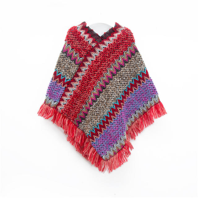 National design corchet shawl scarf for women