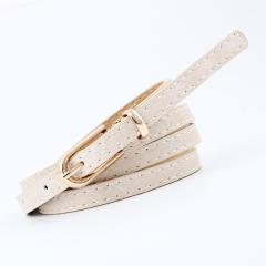 Elegant dress skinny knot belt