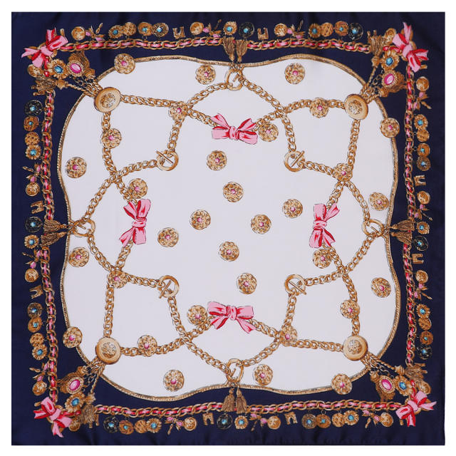 53cm Korean fashion patterned square scarves
