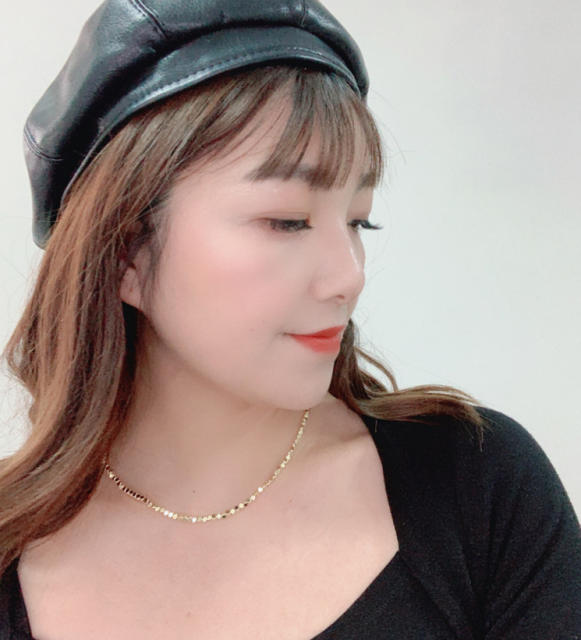 Korean fashion stainless steel choker necklace