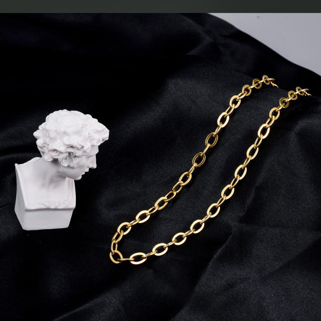 18KG stainless steel chain necklace choker