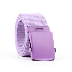 Colored canvas belts