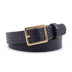 New crocodile pattern buckle belt