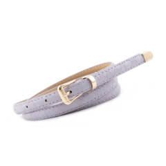 Popular women's snake pattern skinny knot belts
