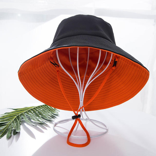 Unisex double-sided bucket hat