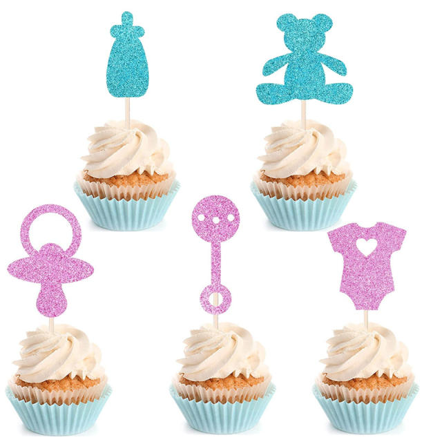 Oh baby birthday party cake toppers