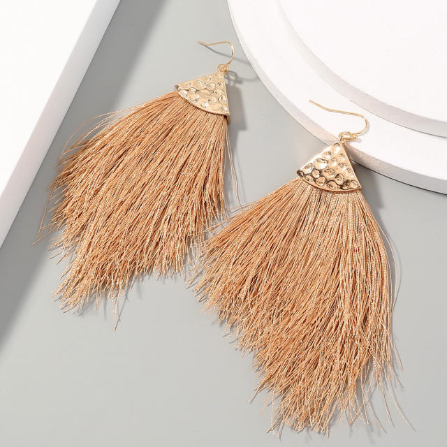 Fashion thread tassel earrings