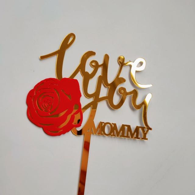 Mother's day cake toppers