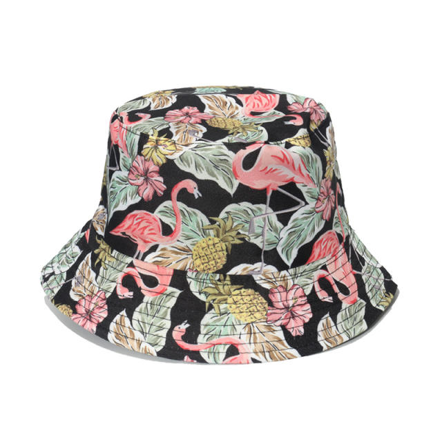 Flamingo bucket hat