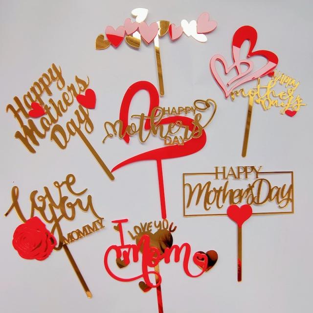 Mother's day cake toppers