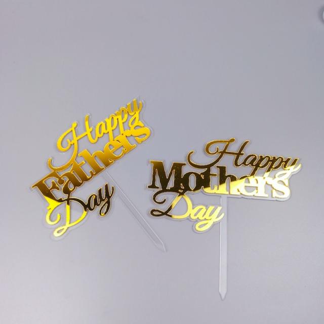 Fatger's day mother's day cake toppers