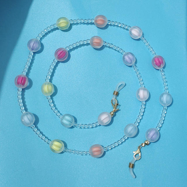 Flower pearl glasses chain