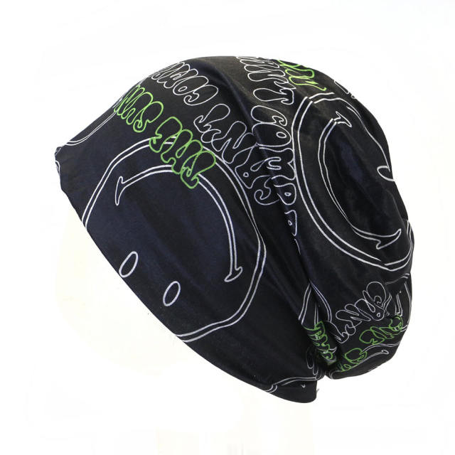 Patterned beanie cap