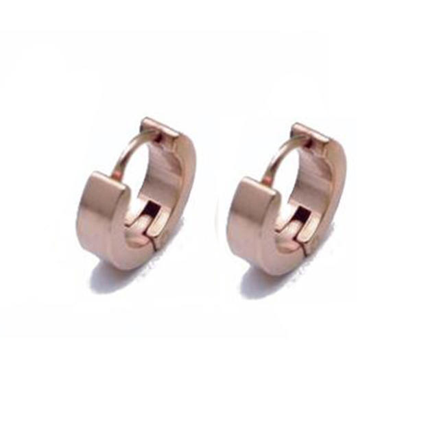 Fashion men's copper huggie earrings