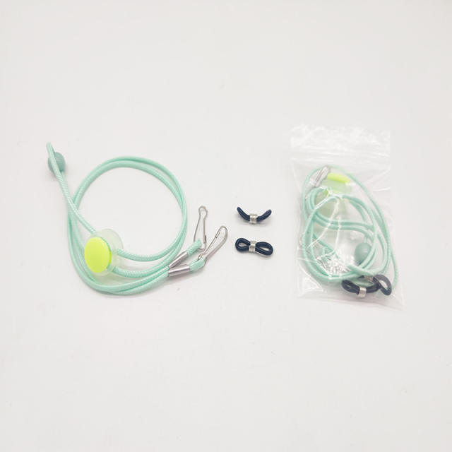 Colorful wax line mask glasses chain