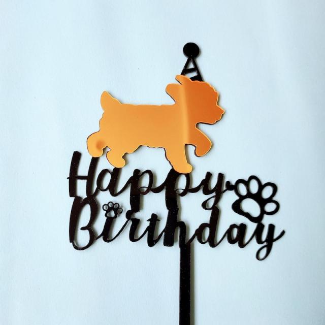 New pet dog cake topper it's my barkday