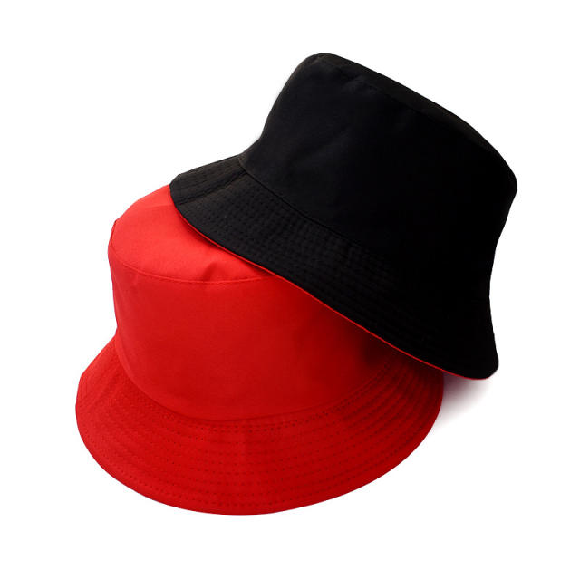 Popular solid color easy match bucket hat