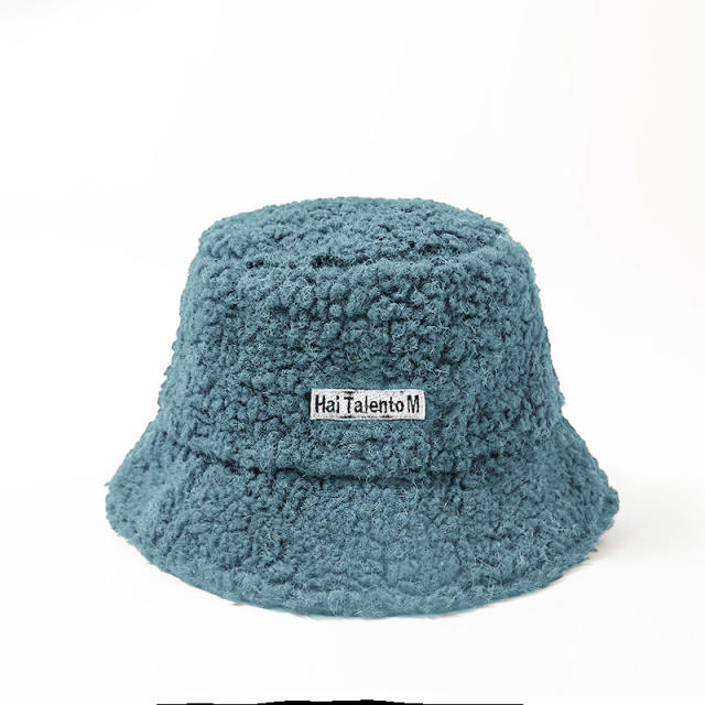 Vintage solid color bucket hat