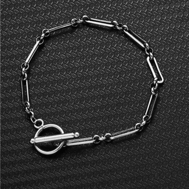 Korean fashion stainless steel bracelet chain bracelet