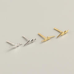 S925 lightning stud earrings