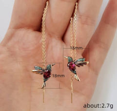 Lovely birds threader earrings