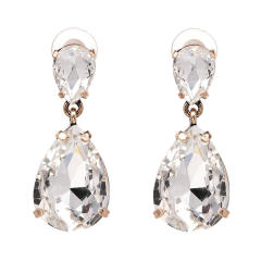 Colored drop earrings