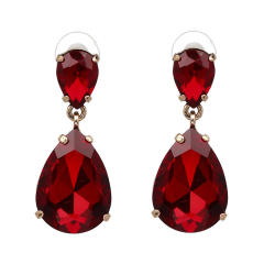 Colored drop earrings