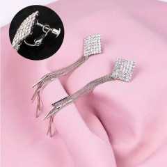 S925 needle tassel earrings