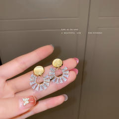 925 sterling silver needle opal stone earrings
