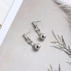 S925 silver drop earrings