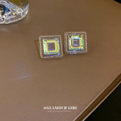 Clear acrylic chic ear studs