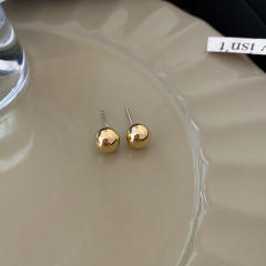 Cute ball ear studs