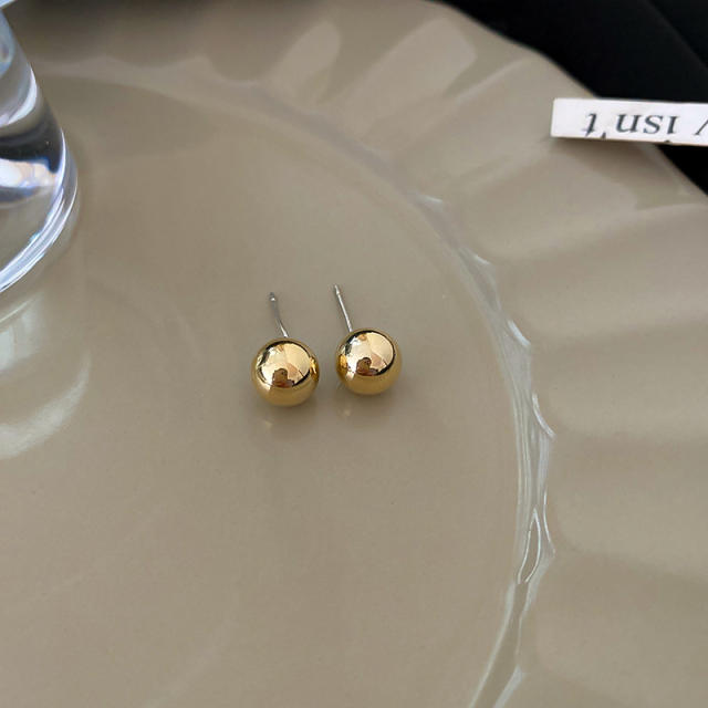 Cute ball ear studs