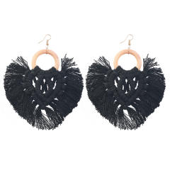 Boho handmade tassel earrings