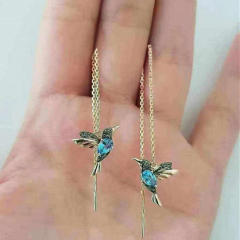 Lovely birds threader earrings