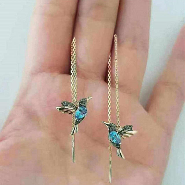 Lovely birds threader earrings