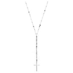 Vintage Cross stainless steel necklace lariet necklace
