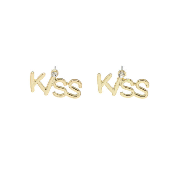 Kiss ear studs