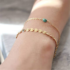 Korean fashion boho dainty stainless steel bracelet
