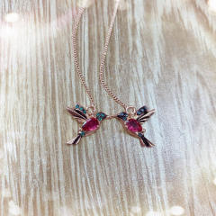 Lovely birds threader earrings