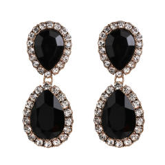Colored drop earrings
