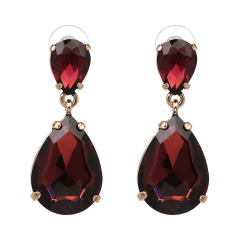 Colored drop earrings